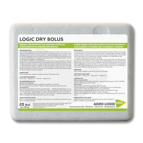 LOGIC DRY BOLUS 20ST